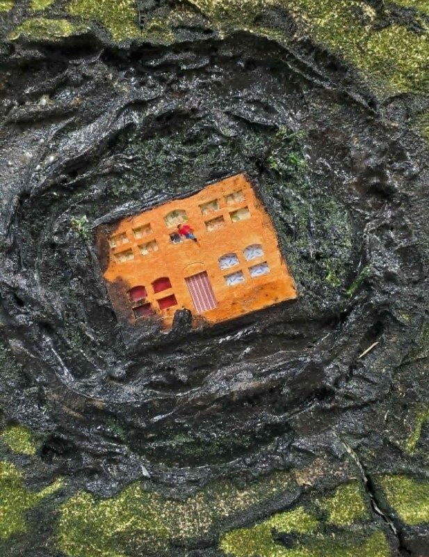 dog--51626, Dream House Swallowed by a Sink Hole, detail, 18